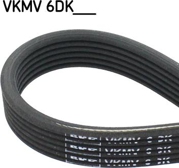 SKF VKMV 6DK1836 - V-Ribbed Belt car-mod.net