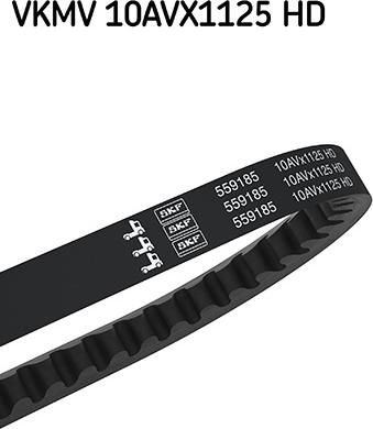 SKF VKMV 10AVX1125 HD - Drive belt, V-Belt car-mod.net