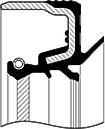 SKT 412320-V - Shaft Seal, differential car-mod.net