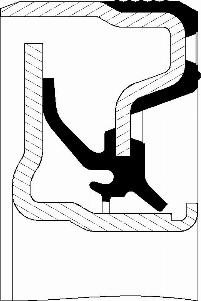 SKT 415236-VK - Shaft Seal, crankshaft car-mod.net