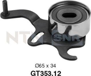 SNR GT353.12 - Tensioner Pulley, timing belt car-mod.net