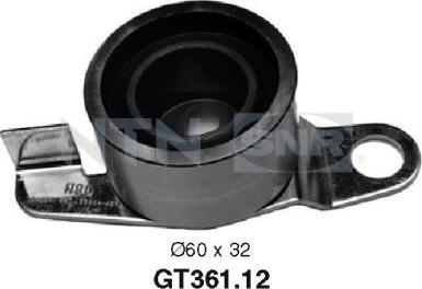 SNR GT361.12 - Tensioner Pulley, timing belt car-mod.net