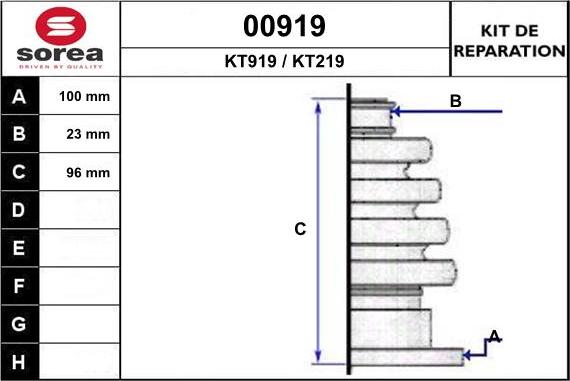 SNRA 00919 - Bellow, drive shaft car-mod.net