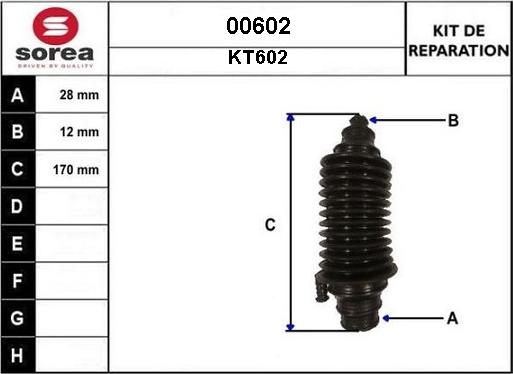 SNRA 00602 - Bellow, drive shaft car-mod.net