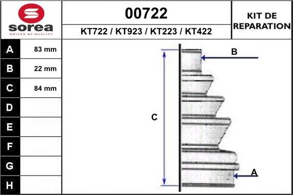 SNRA 00722 - Bellow, drive shaft car-mod.net