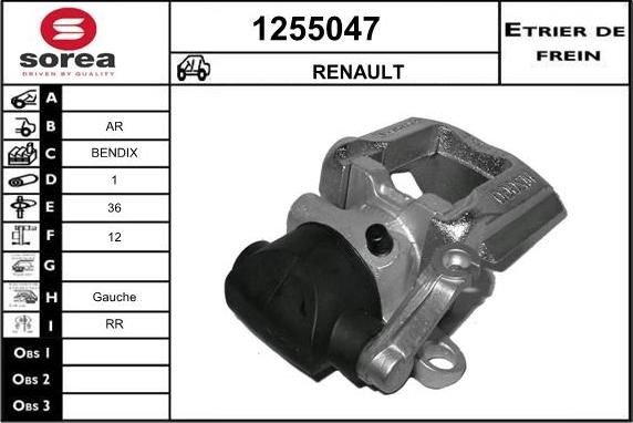 SNRA 1255047 - Brake Caliper car-mod.net