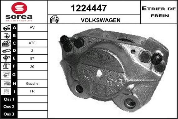 SNRA 1224447 - Brake Caliper car-mod.net