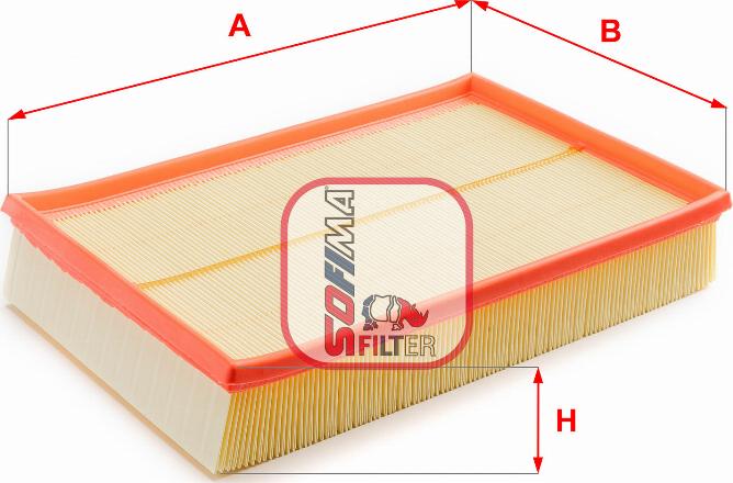 Sofima S 9702 A - Engine Air Filter car-mod.net