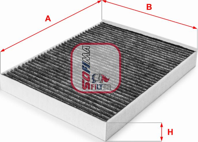 Sofima S 4148 CA - Filter, interior air car-mod.net