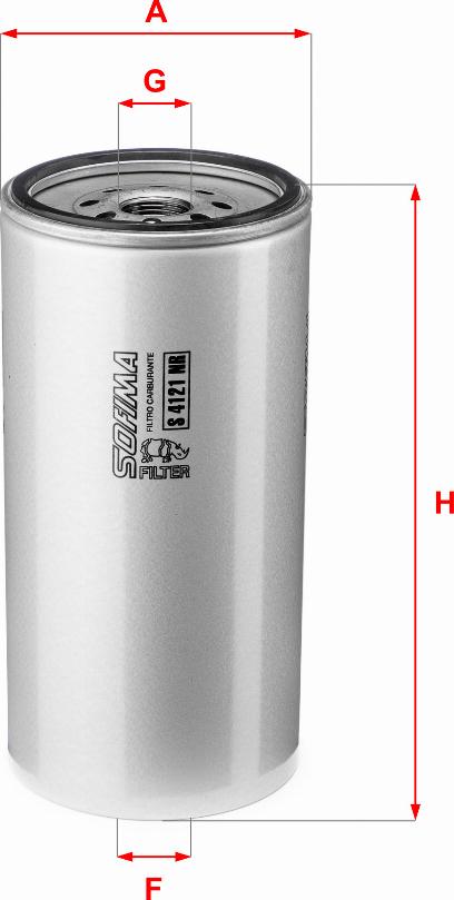 Sofima S 4121 NR - Fuel filter car-mod.net