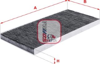 Sofima S 4346 CA - Filter, interior air car-mod.net