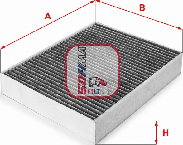 Sofima S 4226 CA - Filter, interior air car-mod.net