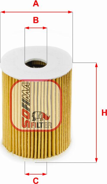 Sofima S 5091 PE - Oil Filter car-mod.net