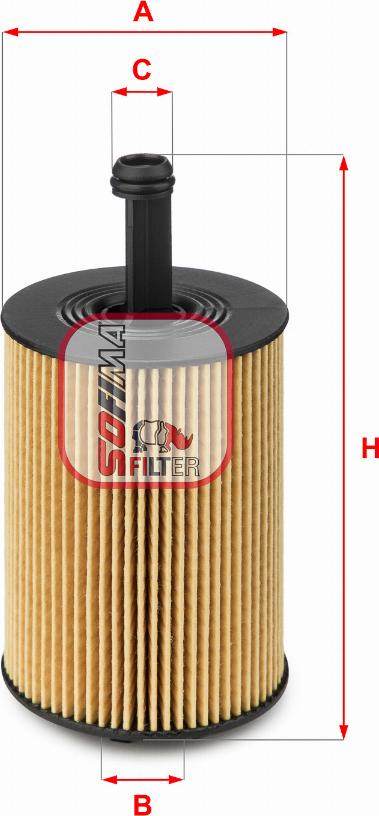 Sofima S 5023 PE - Oil Filter car-mod.net