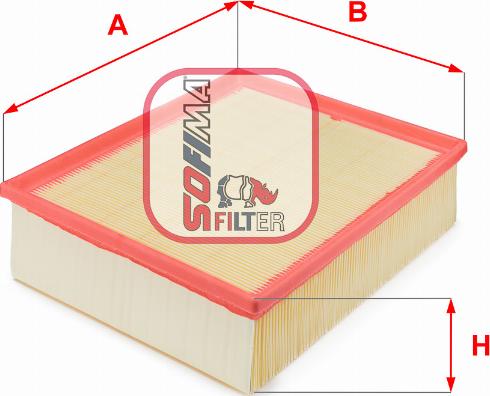 Sofima S 5302 A - Engine Air Filter car-mod.net