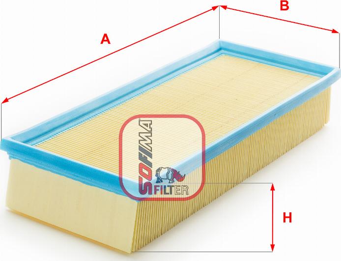 Sofima S 6740 A - Engine Air Filter car-mod.net