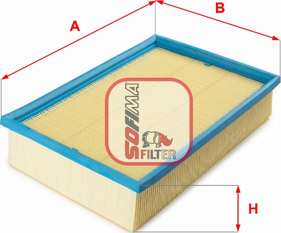 Sofima S 0946 A - Engine Air Filter car-mod.net