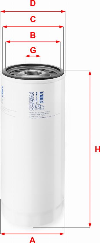Sofima S 0900 R - Oil Filter car-mod.net