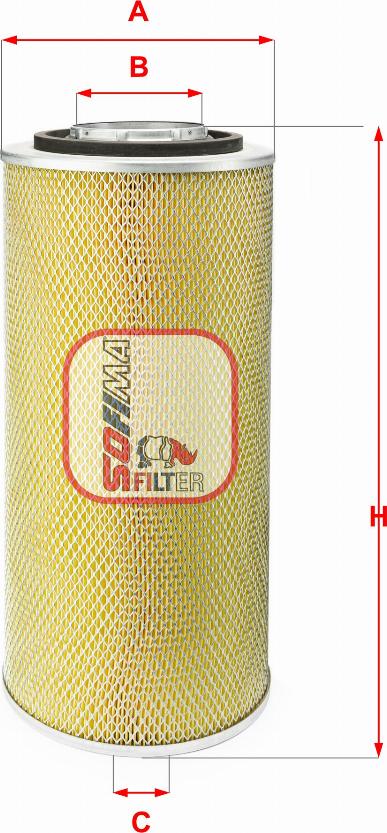 Sofima S 0450 A - Engine Air Filter car-mod.net