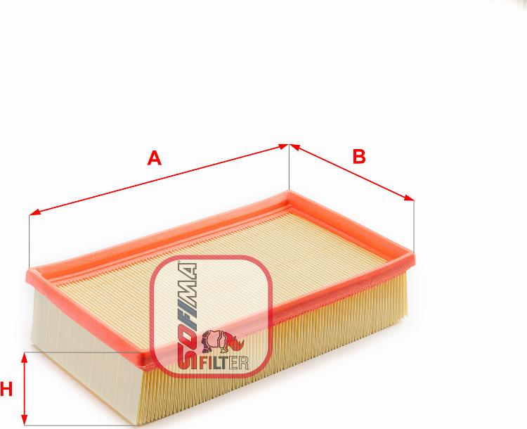 Sofima S 1420 A - Engine Air Filter car-mod.net