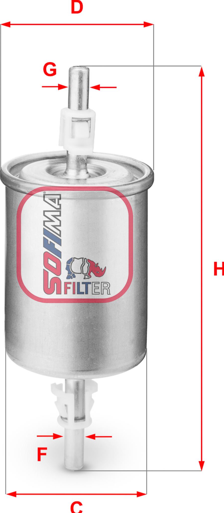 Sofima S 1515 B - Fuel filter car-mod.net
