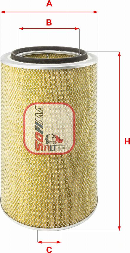 Sofima S 1050 A - Engine Air Filter car-mod.net