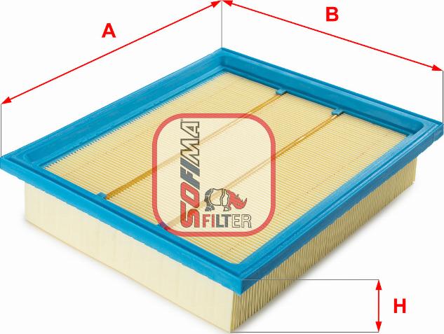 Sofima S 3996 A - Engine Air Filter car-mod.net