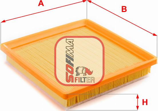 Sofima S 3588 A - Engine Air Filter car-mod.net