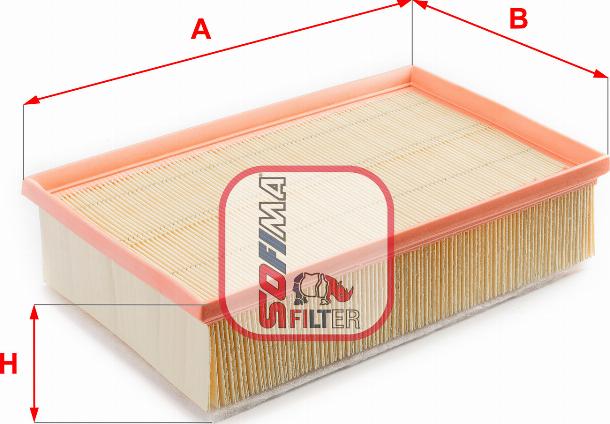 Sofima S 3587 A - Engine Air Filter car-mod.net
