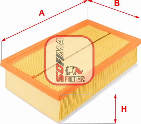 Sofima S 3532 A - Engine Air Filter car-mod.net