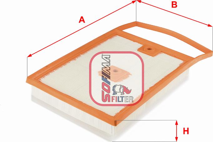 Sofima S 3692 A - Engine Air Filter car-mod.net