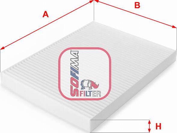 Sofima S 3006 C - Filter, interior air car-mod.net