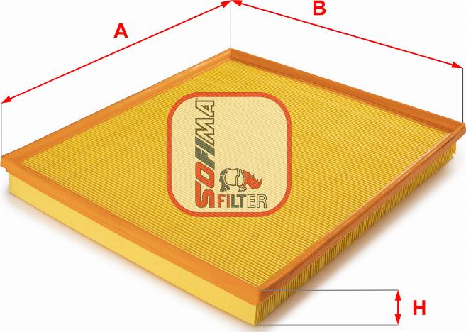 Sofima S 3019 A - Engine Air Filter car-mod.net