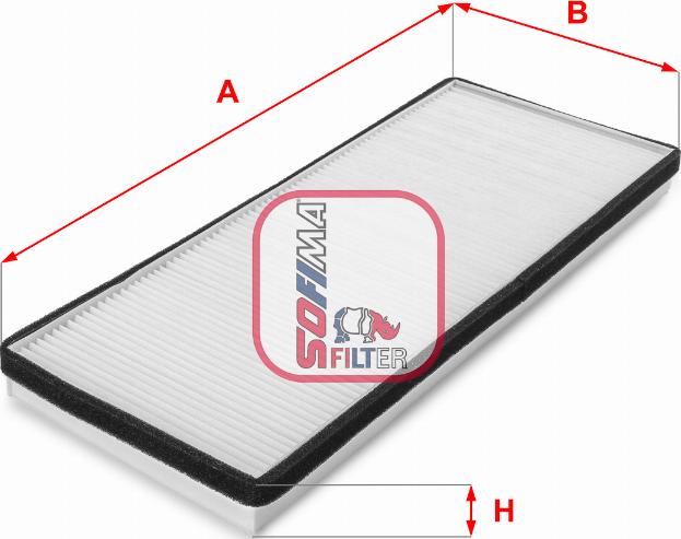 Sofima S 3013 C - Filter, interior air car-mod.net
