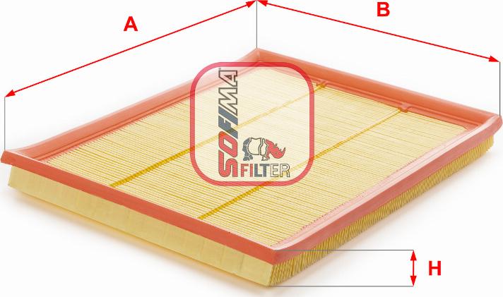 Sofima S 3017 A - Engine Air Filter car-mod.net