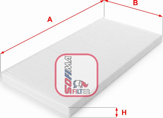 Sofima S 3078 C - Filter, interior air car-mod.net