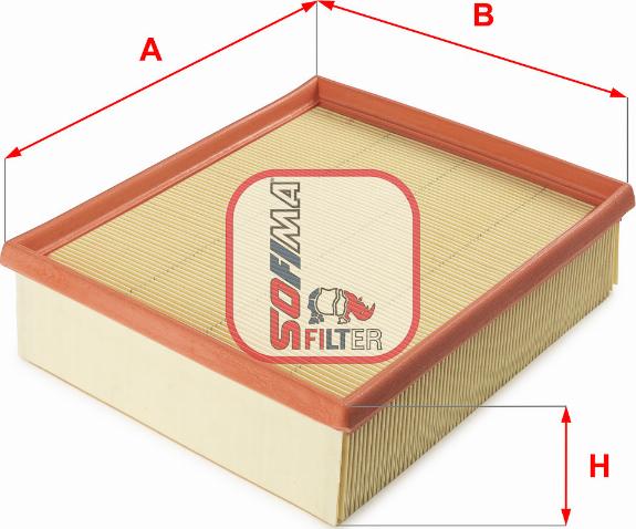 Sofima S 3195 A - Engine Air Filter car-mod.net