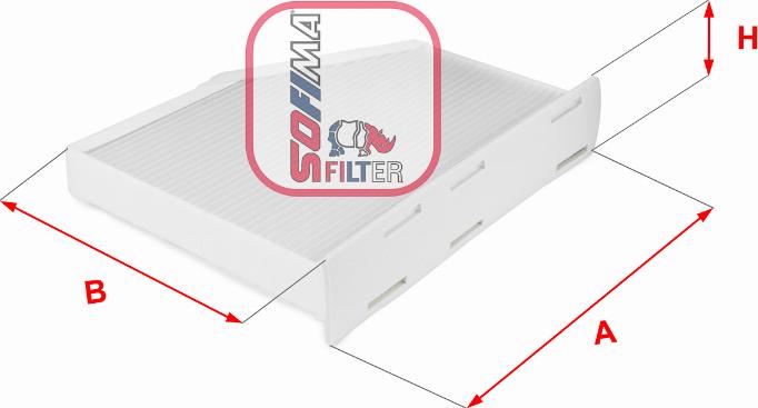 Sofima S 3148 C - Filter, interior air car-mod.net
