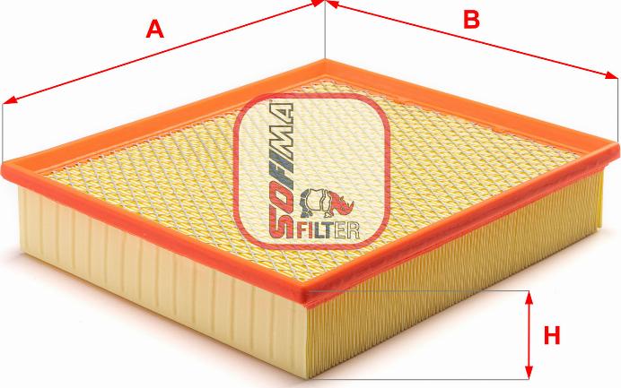 Sofima S 3100 A - Engine Air Filter car-mod.net