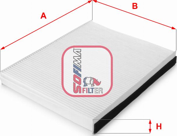 Sofima S 3189 C - Filter, interior air car-mod.net