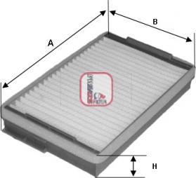 Sofima S 3139 C - Filter, interior air car-mod.net