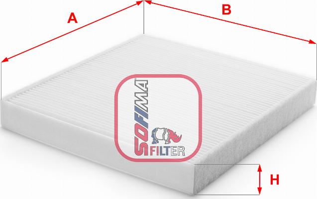 Sofima S 3298 C - Filter, interior air car-mod.net