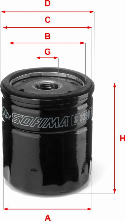 Sofima S 3298 R - Oil Filter car-mod.net