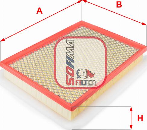 Sofima S 3259 A - Engine Air Filter car-mod.net