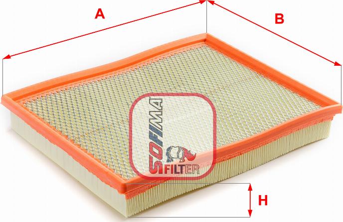 Sofima S 3214 A - Engine Air Filter car-mod.net