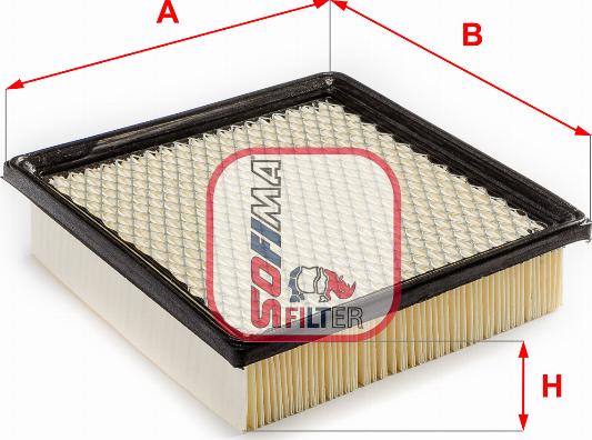 Sofima S 3238 A - Engine Air Filter car-mod.net