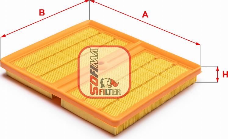 Sofima S 3A51 A - Engine Air Filter car-mod.net