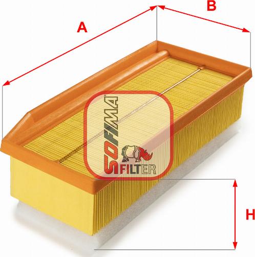 Sofima S 3A16 A - Engine Air Filter car-mod.net