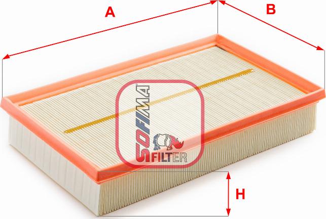 Sofima S 3A45 A - Engine Air Filter car-mod.net