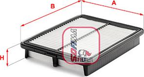 Sofima S 3C44 A - Engine Air Filter car-mod.net